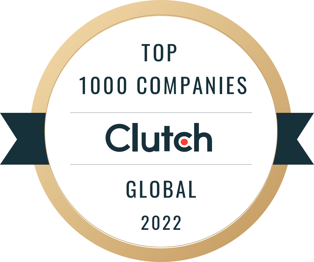 Clutch 1000 Global Leaders award 2022 — Attract Group