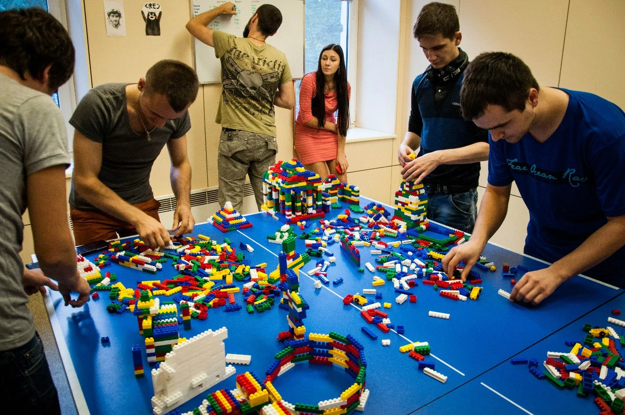 Playing Lego-Game at Attract Group