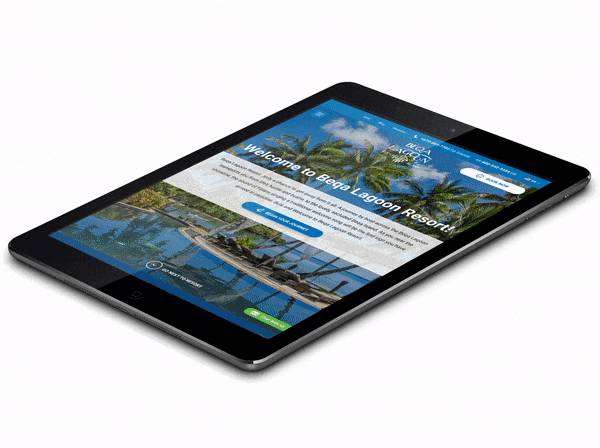 Beqa Lagoon Resort travel website redesign