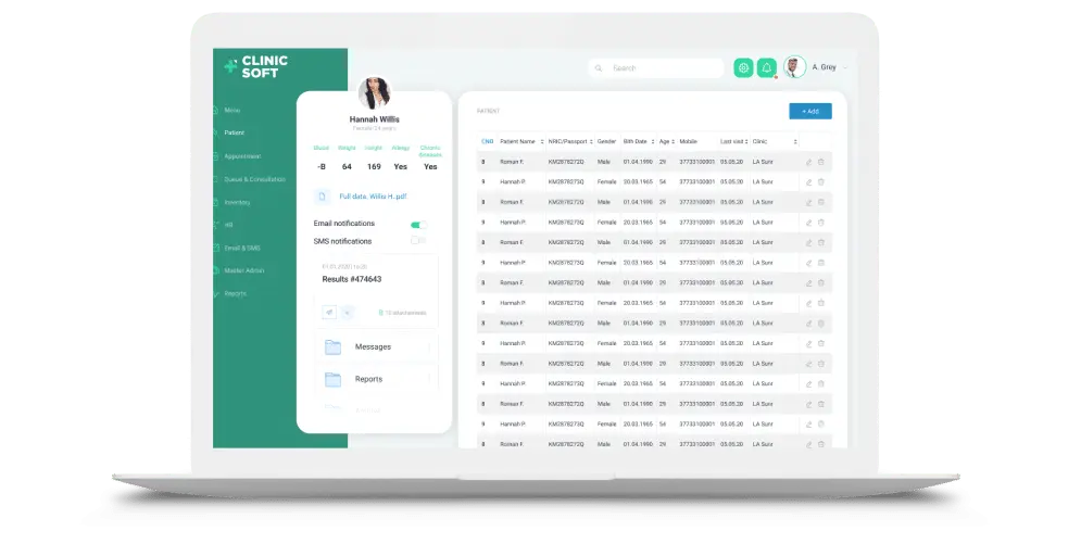 Clinicsoft other CRM modules