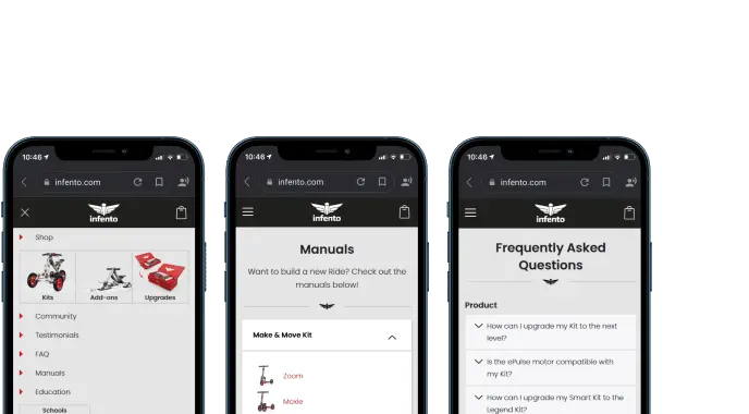Infento additional modules