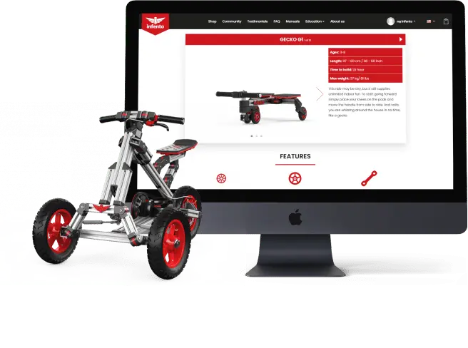 Infento ecommerce project results