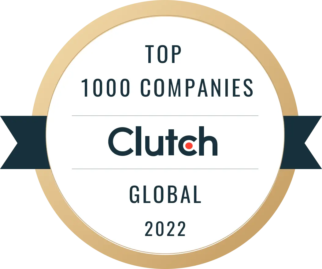 Clutch TOP 1000 Companies 2022 Award