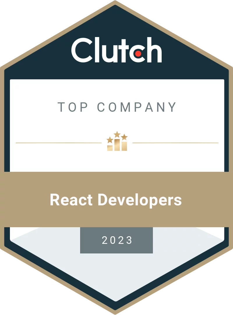 Top Clutch React Developers 2023 Award