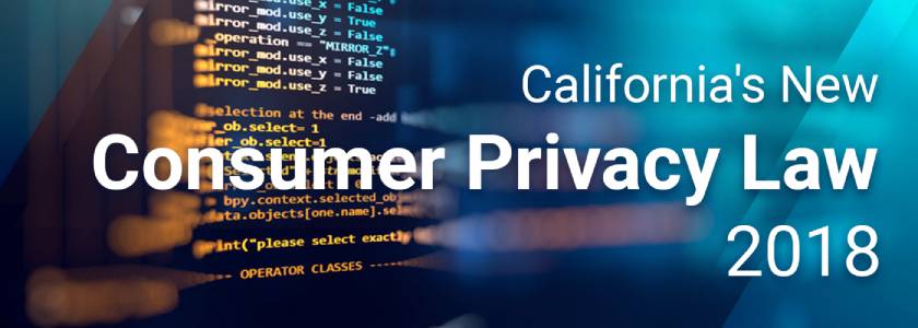 California's New Consumer Privacy Law 2018
