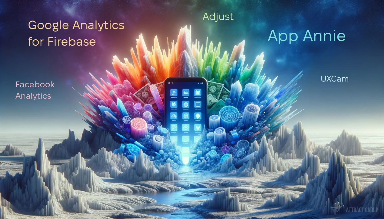 Smartphone boost with elements, neon colors, Top 5 Tools for Measuring the Success of Your Monetization Strategy