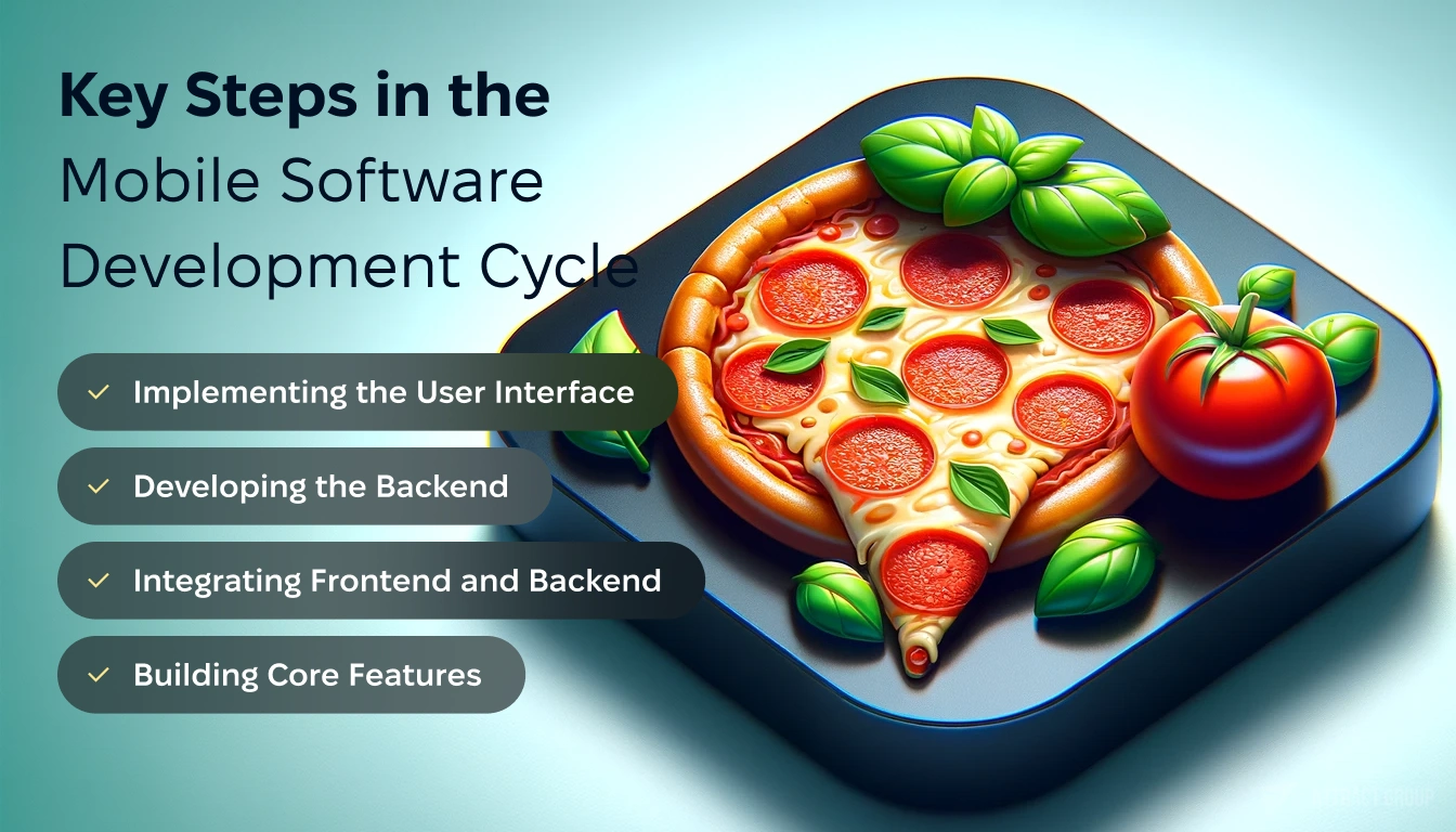 Key Steps in the Mobile Software Development Cycle.