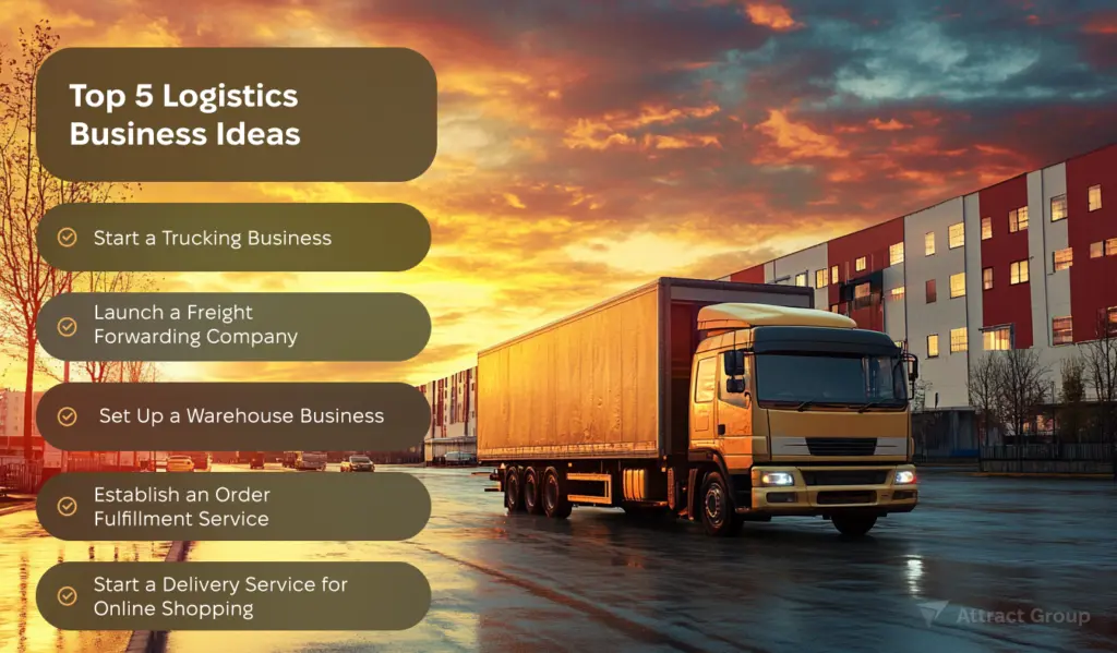 TOP 5 Logistic Business Ideas