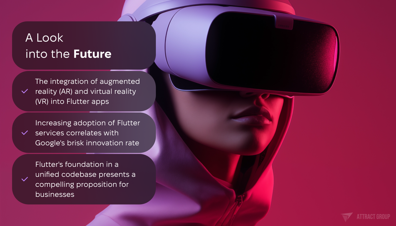 A Look into the Future checklist. VR in Flutter. 