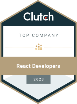 top clutch.co react developers 2023 award